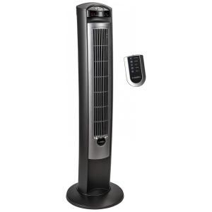 Ventilador de Torre com 3 Velocidades, Controle Remoto e Silencioso, 110V 48W, LASKO T42951, Preto e Cinza