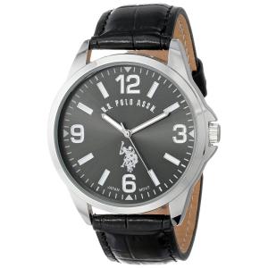 Relgio An Homem Maclino Clico Pleira de Coro, U.S. POLO ASSN. USC50007, Preto