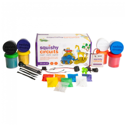 Kit de Circuitos Elétricos com Massinha Aprenda Ciência de Forma Divertida STEM para Crianças de 8 a 12 Anos Squishy Circuits Store