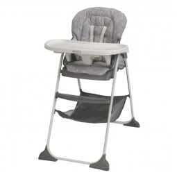 Cadeira de Alimentação Cadeirão com Almofada do Assento e Dobrável , Graco, Cinza