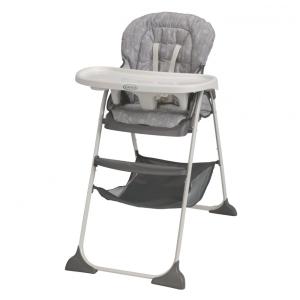 Cadeira de Alimentação Cadeirão com Almofada do Assento e Dobrável , Graco, Cinza