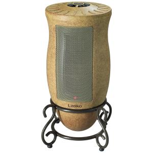 Aquecedor Elétrico Retro de Cerâmica com 2 Níveis de Potência e Termostato Ajustável, 1500W, 110v, LASKO 6405, Dourado