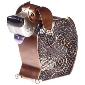 Ventilador de Mesa Decorativo com 2 Velocidades, Cachorro, 110v, DECO BREEZE DBF0264, Marrom