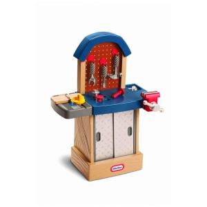 Estação de Ferramentas Infantil com Acessórios Embutidos para Crianças a Partir 2 Anos, LITTLE TIKES 621628, Vermelho