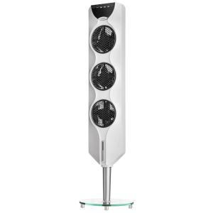 Ventilador de Torre com Tecnologia Passiva de Redução de Ruído, 110V 30W, OZERI OZF3 W, Branco