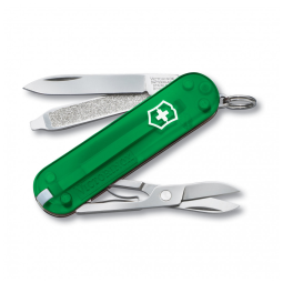 Canivete Multifuncional 7 Funções em Aço Inoxidável, Victorinox Classic SD, Verde