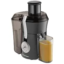 Espremedor Moedor Sucos Vegetais Motor de 1.1 HP 825 Watts, 110v, HAMILTON BEACH 67650A, Preto