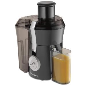 Espremedor Moedor Sucos Vegetais Motor de 1.1 HP 825 Watts, 110v, HAMILTON BEACH 67650A, Preto