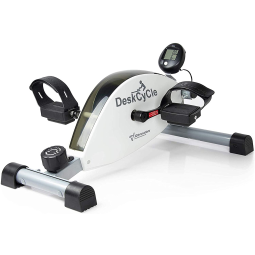 DeskCycle Mini Bicicleta Ergométrica Elétrica Ideal Para Idosos e Treino de Braço/Perna com Tela LCD, Branca.