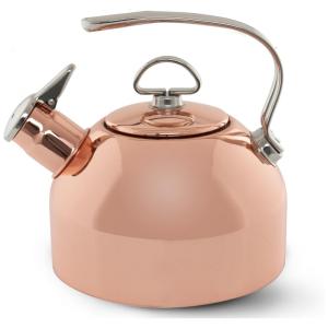 Chaleira de Chá 1.8L em Aço Inoxidável com Apito, CHANTAL SL37 19CP, Creme