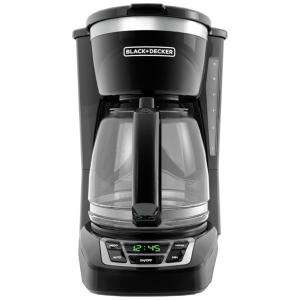 Cafeteira Elétrica Programável Até 12 Xícaras, BLACKDECKER CM1160B, Preto