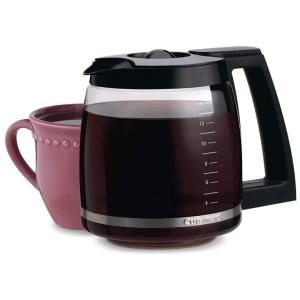 Reposição jarra de vidro 14 xícaras cafeteira preta, CUISINART DCC 2200PRC, Preto
