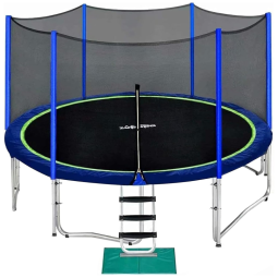 Cama Elastica Capacidade até 170 kg e Tamanho 3 Metros, Zupapa, Azul