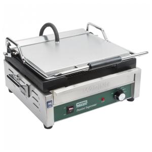 Grelha Panini Waring WPG250B Grooved Top & Bottom Inox 208V 2808W 37x28 cm