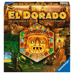 Jogo de Tabuleiro e de Aventura Ravensburger The Quest for El Dorado: Templos de Ouro - Expansão para Toda a Família, a Partir de 10 Anos