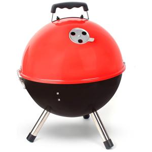 Churrasqueira a Carvão Portátil serve até 5 Pessoas, BOLEEFUN, Vermelho