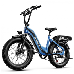 EUY Bicicleta Elétrica para Adultos com Motor de Pico 1500W, Bateria Removível de 48V 20Ah, Ebike Rápida, Até 113Km, 48,3 km/h