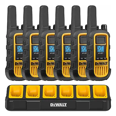 Kit 6 Rádio Walkie Talkie