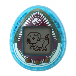 Tamagotchi Nano Jurassic World Rebirth Mosasaurus brinquedo eletrônico interativo dinossauro portátil azul