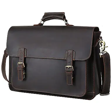 Bolsa Maleta de Couro Unissex