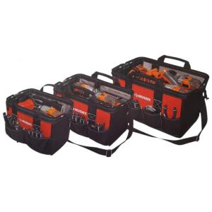 Kit com 3 Bolsas de Ferramentas Organizadora com Compartimentos, HUSKY 82165N17, Preto