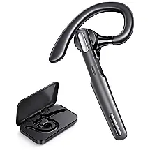 Fone de ouvido sem Fio Headset Bluetooth para Chamadas com Microfone, ICOMTOFIT G3 GRAY, Preto