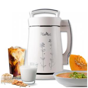 Espumador de Leite Elétrico, Capacidade 1.2L, Aço Inox, 750W, 110v, MIOMAT 7th Generation, Branco