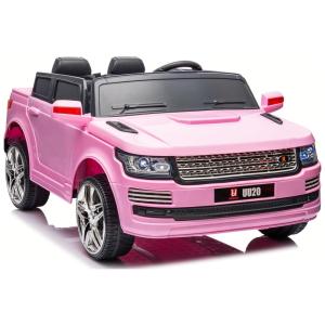 Carro Elétrico Infantil, UU20 com Controle Remoto, 2 Lugares, Música e Pneus EVA, 24V, URideon, Rosa Claro
