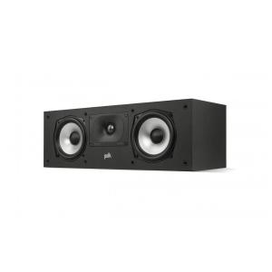 Caixa central Polk Audio Monitor XT30 compacta, 2 vias com woofers de 13,3 cm, preto