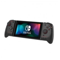 Controlador Hori Split Pad Pro para Nintendo Switch preto translúcido ergonômico para modo portátil