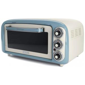 Forno Elétrico de Bancada Retro 18L com 4 Níveis de Temperatura e Temporizador, 1380W, 110v, ARIETE, Azul