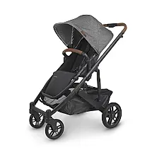 Carrinho de Bebê Completo com Proteção Contra Insetos e Chuva, UPPAbaby Cruz V2, Cinza e Preto