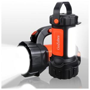 GoZebra Lanterna LED Portátil Recarregável 6000LM, 30H, Preta