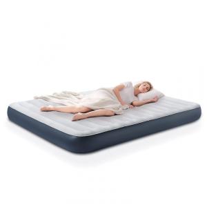 Colchão Inflável Casal com Bomba Embutida, Para até 300KG, Evajoy, Cinza