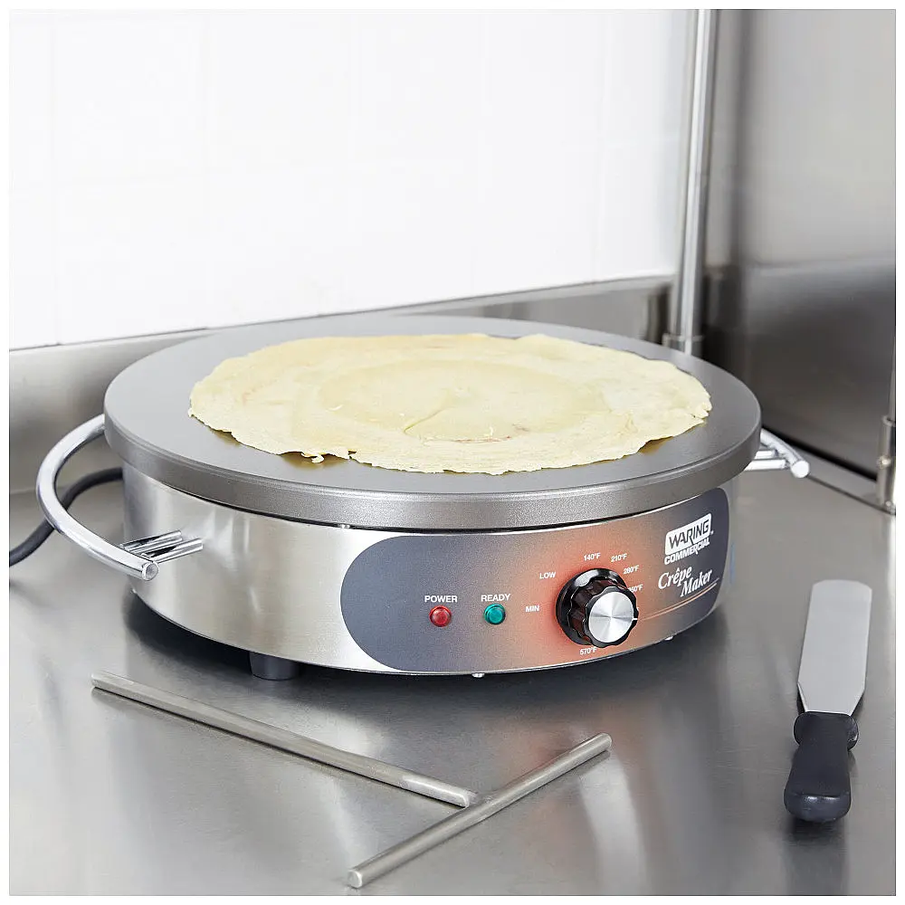 Waring WSC165B Máquina de Crepes Redonda 40 cm 208/240V 2170-2880W