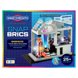 Snap Circuits BRIC: Structures – Kit Educacional de Eletrônica e Construção com Mais de 20 Projetos STEM para Crianças a Partir de 8 Anos