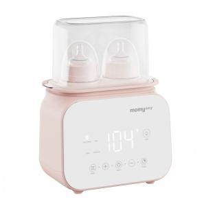 Aquecedor de Mamadeira 7 em 1 com Display LCD e Controle de Temperatura 24H, MOMYEASY, Rosa