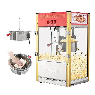 Máquina de Pipoca Comercial ROVSUN
