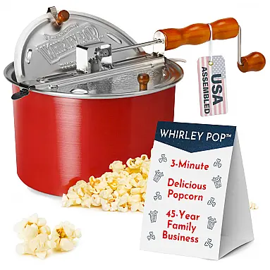 Panela de Pipoca Estufa Whirley