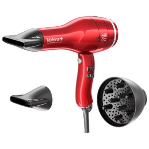 Secador de Cabelo Profissional com 6 Temperaturas, 1875W, 110v, VALERA 55852702, Vermelho