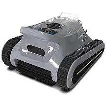 Robô Aspirador de Piscina sem Fio com 3 Modos de Limpeza e Bateria de 90000Pa Substituível, 110V, AquaFond, Preto e Branco