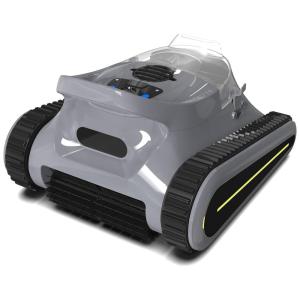 Robô Aspirador de Piscina sem Fio com 3 Modos de Limpeza e Bateria de 90000Pa Substituível, 110V, AquaFond, Preto e Branco