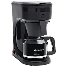 Máquina de Café 10 Xícaras Tanque de 1,4 Litros, 110V 500W, BUNN SBS, Preta