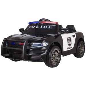 Carro Elétrico Policial 12V Recarregável para Crianças 1 Assento até 34 kg, Idade Recomendada 3, MODERN DEPO, Vermelho