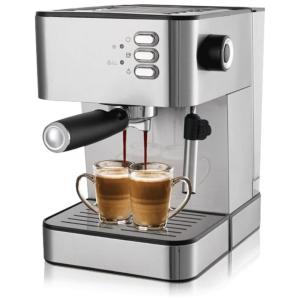 Máquina de Café Expresso 300mL com Moedor, 110V, ADIOLI, Prata