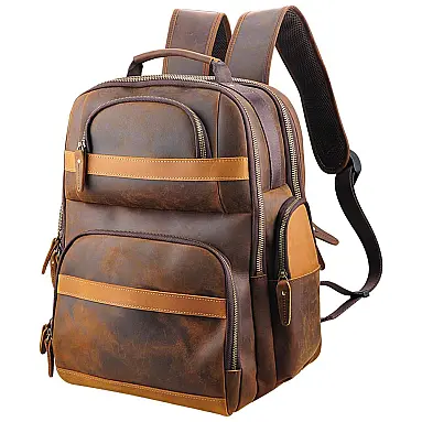 Mochila Vntage de Couro para