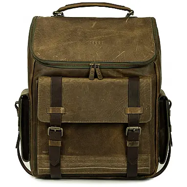Mochila Masculina de Couro para