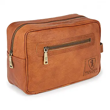 Necessaire Masculina Vintage de Couro,