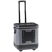 Cooler Térmico Portátil 50 Litros com Alça de 4 Estágios e Rodas, Evolution Outdoor, Preto