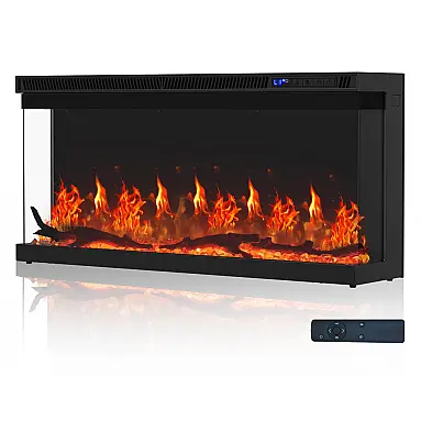 Lareira Elétrica Home4me 91x44cm 1500W